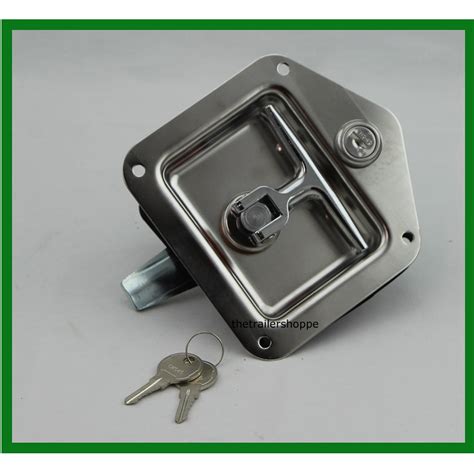 lock tee handle for stainless steel cabinet|aluminum recessed t handle latch.